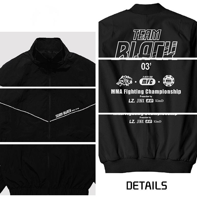 Winddichte Freizeitjacke für koreanische Girlgroups mit aufgedrucktem Logo