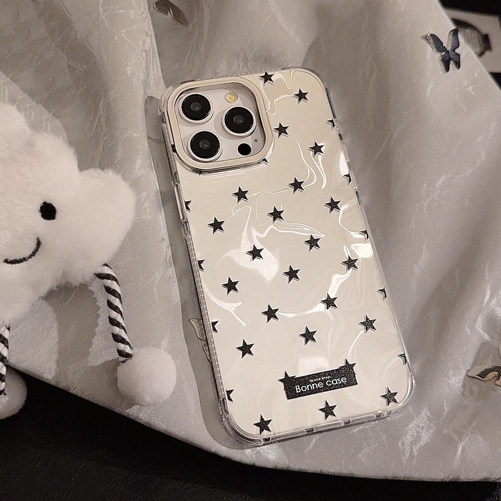 Black Star Case for iPhone 16 iPhone 17 iPhone 17 Pro Max