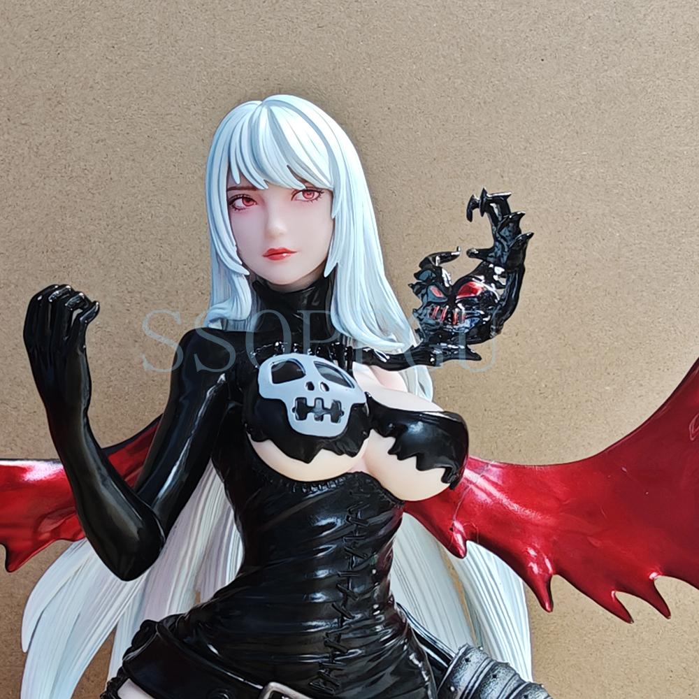 Lady Devimon Figure Devil Digimon Angewomon 45cm Animation POLYVINYL CHLORIDE Action Figure Plaything Desk Decoration Game Statue Collector Miniature