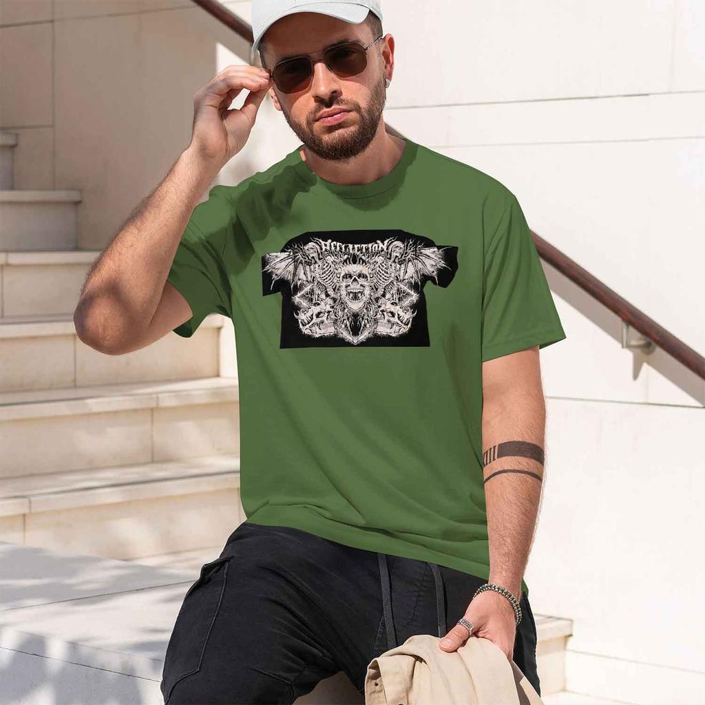 2026 New American Summer Unisexs Skull Graphic Tee Soft Comfortable Breathable Crew Neck High Quality Modern Short Sleeve Tshirt