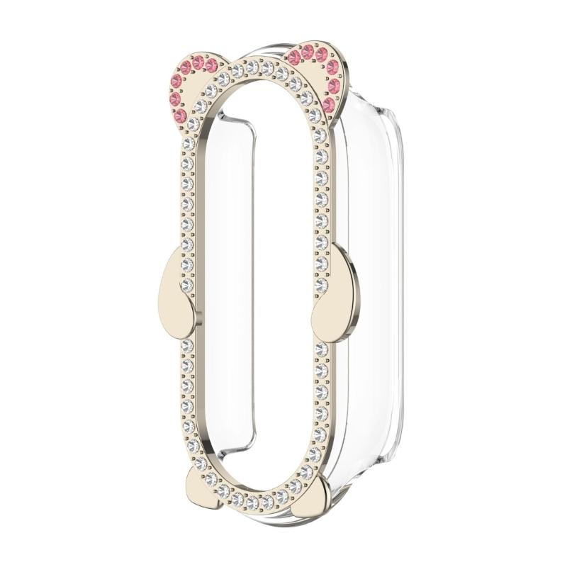 Metal Watch Protector Cover Case for Band 10 Protector Bumper Frame Cover Shell Smartwatch Scratchproof Housing звездного света