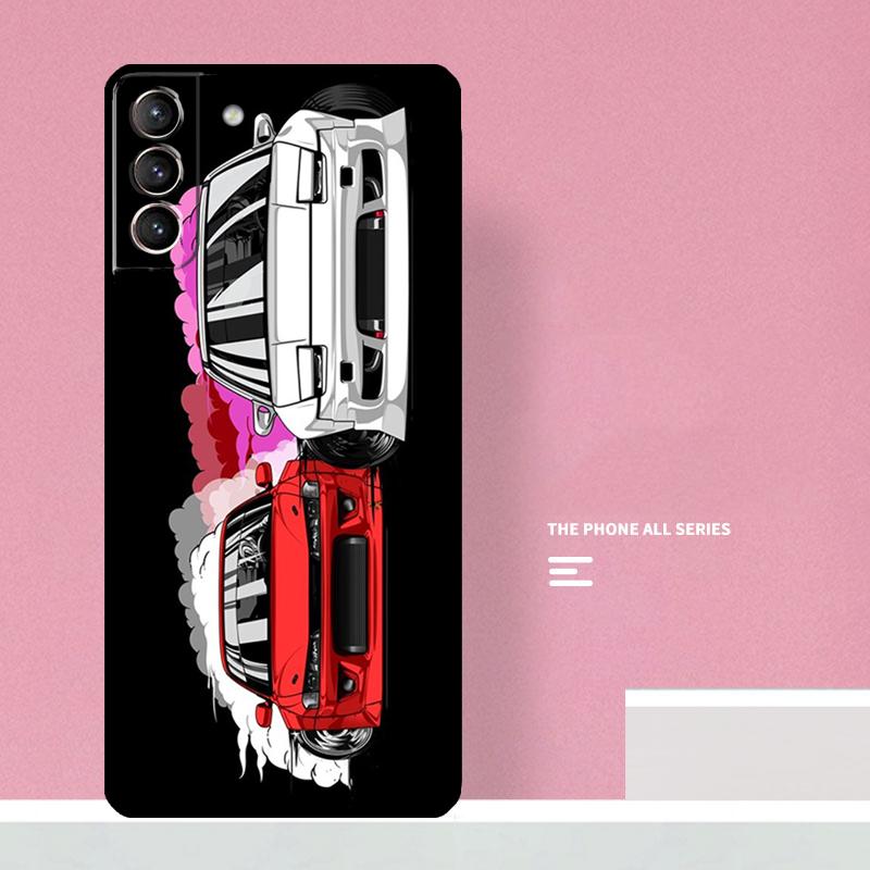 JDM Cars Phone Case For Samsung Galaxy S26 S25 S24 S20 S21 S22 S23 Ultra S10 Plus S25 FE Cover Coque