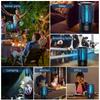 2-in-1 Portable Camping Light and Mosquito Zapper 2000V Electric Bug Zapper Outdoor Lamp Built-in
