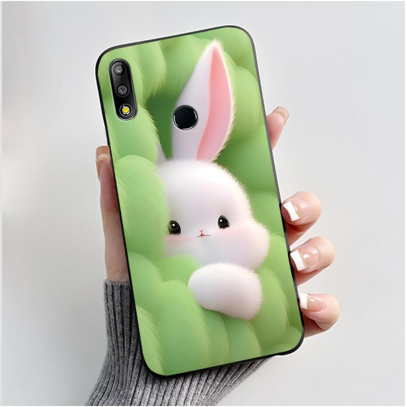Case For Asus Zenfone Max Pro M2 ZB631KL X01BDA / M2 ZB633KL X01AD X01BD Cover Cute Love Rabbit Cool Cartoon Soft Silicone Funda