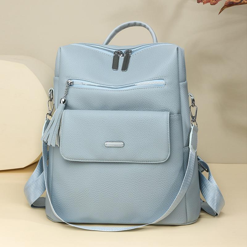 Women's Backpack New Street Trend Simple Fashion Large Capacity Travel Backpack