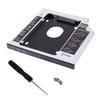 Festplattengehäuse Universal 2,5" 2. 12,7 mm/9,5 mm SSD HD SATA Festplatten-HDD-Caddy-Adaptergehäuse für CD-DVD-ROM-Optikschacht