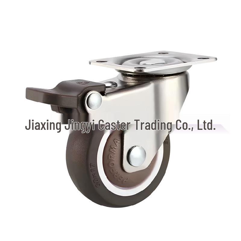 Kółka meblowe z TPE: Rozmiary 1, 1,25, 1,5, 2 cale