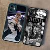 Singer T-TINI M-Martina Stoessel Phone Case For IPhone 16 15 14 13 12 11 Pro Max Plus X XS MAX Black Matte Phone Fundas