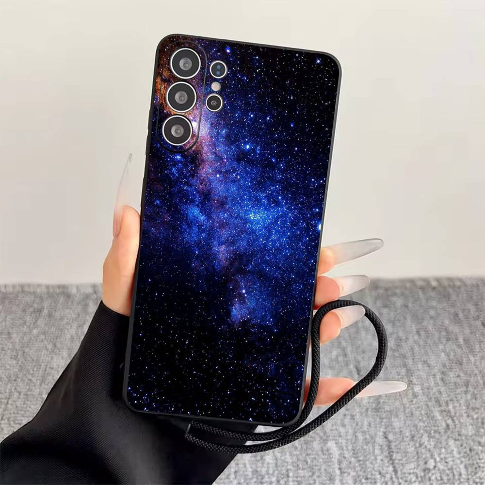 Space For Galaxy Universe Phone Case For Samsung S25,S24,S21,S22,S23,S30,Ultra,S20,Plus,Fe,Lite,Note,10,Black Cover