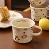 Kreative Niedliche Cartoon Keramiktasse Handgekniffene Kaffeetasse Haushaltsteetasse Frühstückstasse Becher Trinktasse
