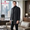 MONTAGUT Men's Wool Cashmere Blend Mid-Length Suit Jacket