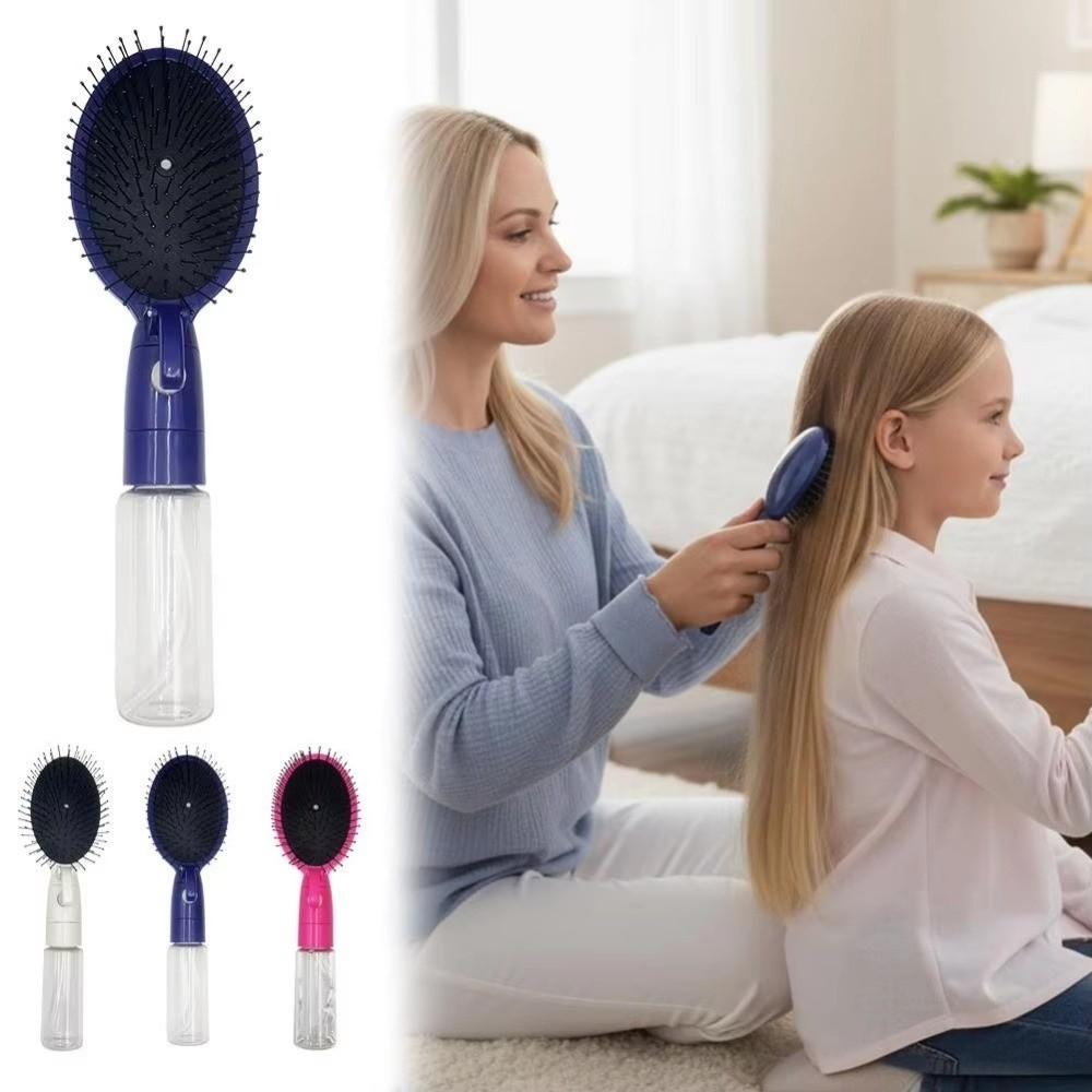 Portable Spray Air Cushion Comb 2-in-1 Salon Styling Brush 2-In-1 Misting Hair Brush Salon Use