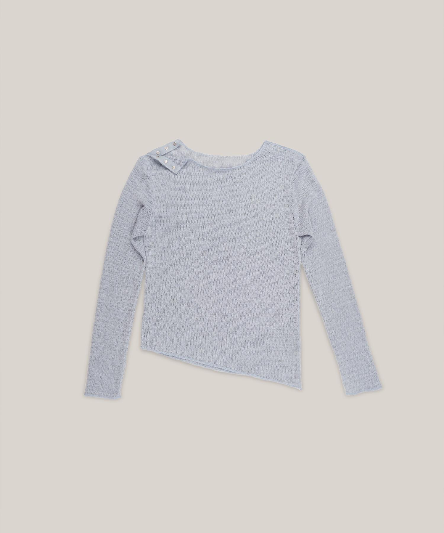 Auro Bohemian Snap Top [ Pale Blue ]