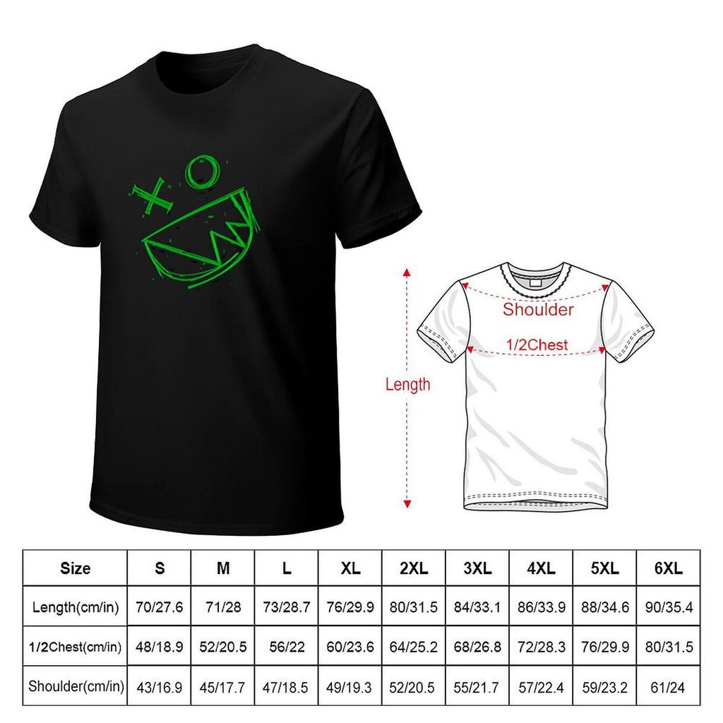 XO Smile Scribble TShirt blue archive quickdrying t shirts for men