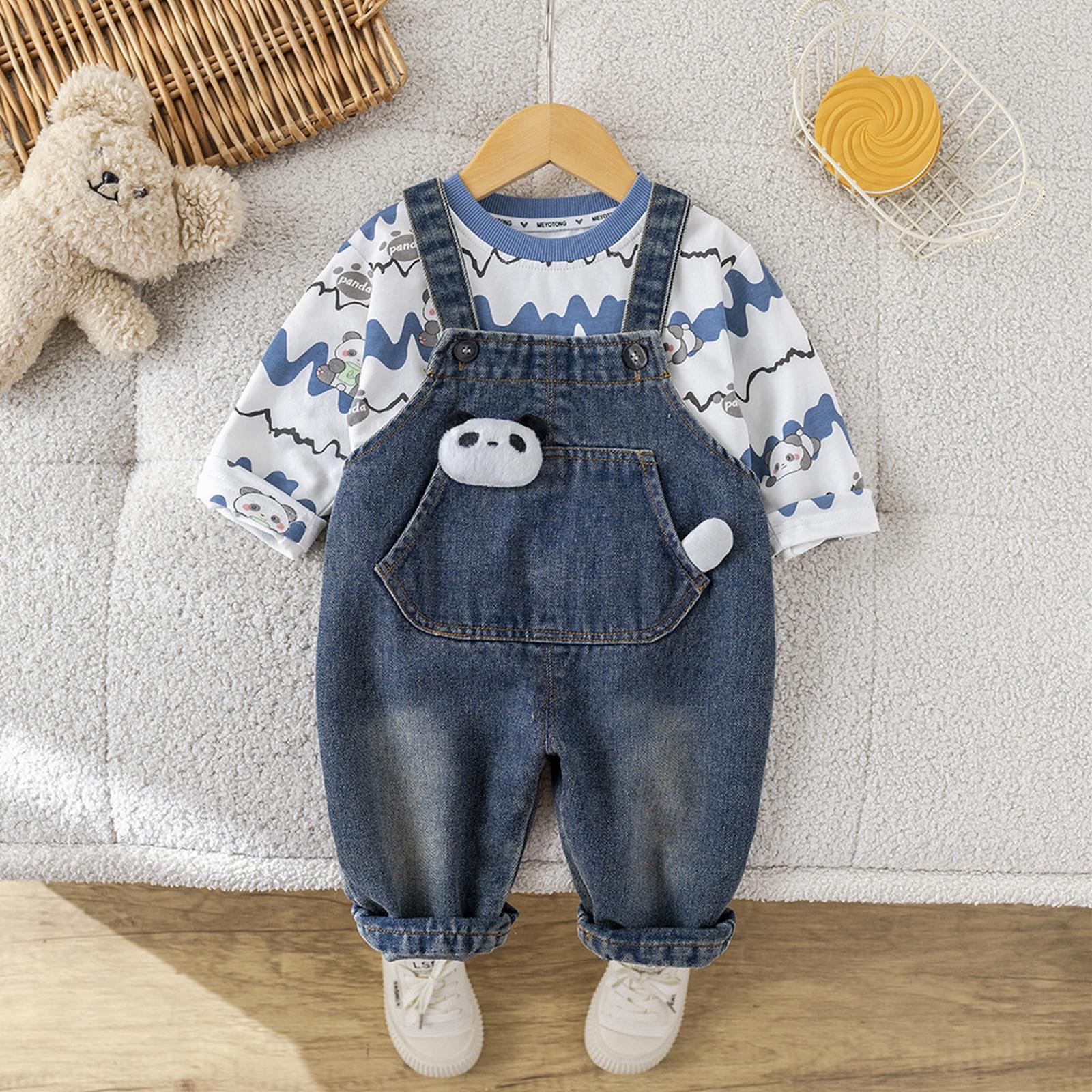 

Детский повседневный комплект с длинным рукавом, удобные наряды для повседневной носки 100 синий
