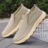 2026 Men's Summer Canvas Loafers - Casual, Breathable, Slip-on Dad Shoes