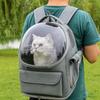 Breathable Cat Carrier Backpack Large Capacity Pet Space Capsule Portable Pet Bag  Going Out