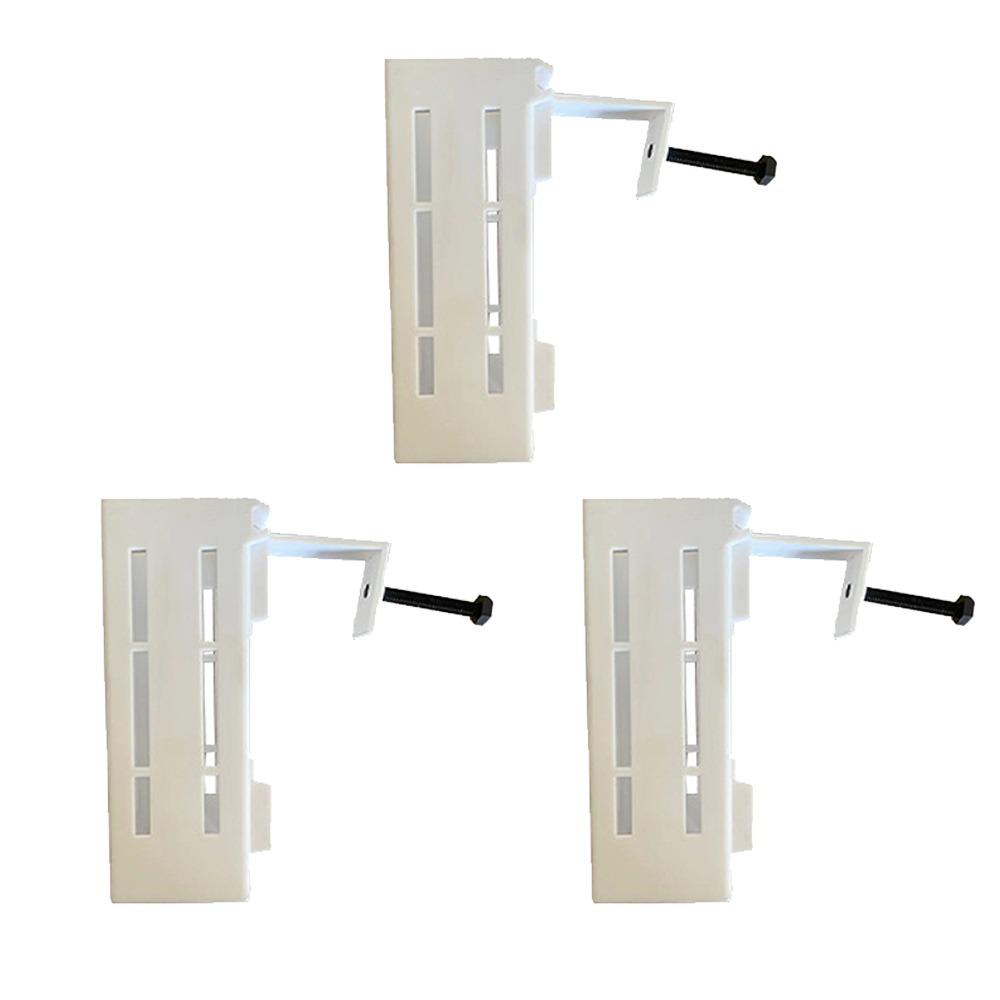 

Water Culture Planter Hydroponic Hanging Planter Plastic Aquatic Plant Holder Houseplants 0.79-1.57 in-White Square