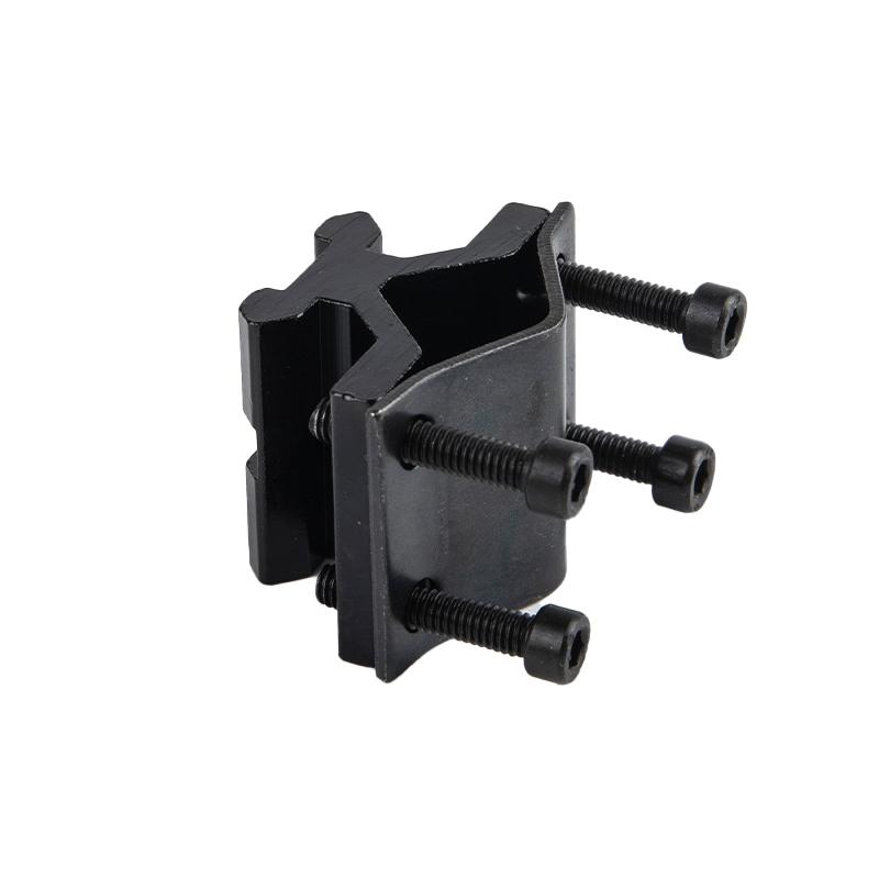 Tactical Adjustable Rail 20Mm Barrel Mount Adapter For Scope Flashlight Laser