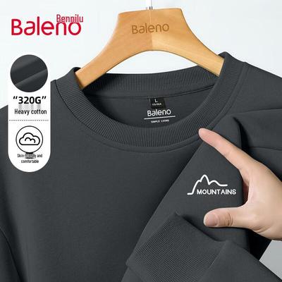 Pánská mikina Baleno 320G s kulatým výstřihem a vysokou gramáží