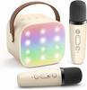 Bluetooth Wireless Microphone with Built-in Speaker, Home KTV Subwoofer, All-in-One Karaoke System