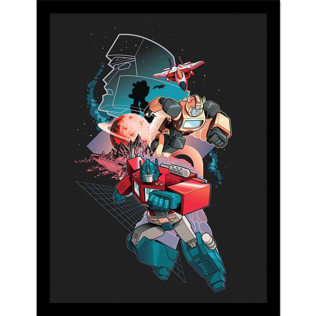 Transformers Utopian Worlds Framed Poster