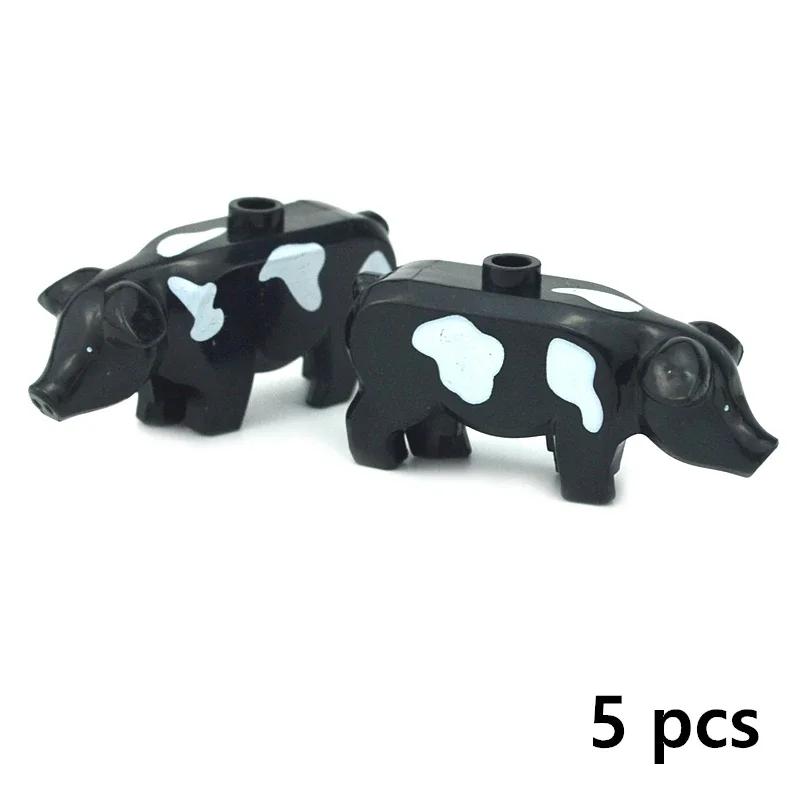 DIY Creative Model Cute Animal MOC Building Blocks Brick Little Pet Zoo Dog Duck Tortoise Penguin Cat Pig Bird Rabbit Toys