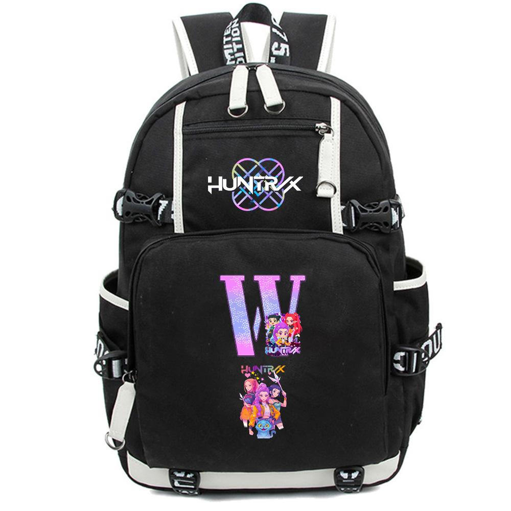 Roztomilý Kreslený K-Pop Lovci Démonů Batoh Velká Kapacita Školní Taška na Knihy Laptop Unisex Studenti Chlapec Dívka Školní Taška Cestovní Outdoorová Taška