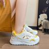 Fashion and Versatile Casual Breathable Heightening Mesh Dad Shoes Women's 2025 Summer New Models Show Small and Light Sports Shoes