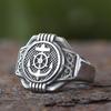 New 316L Stainless Steel Vintage Biker Ring With Anchor Patterns For Men Women Punk Motorcycle Jewelry Gift