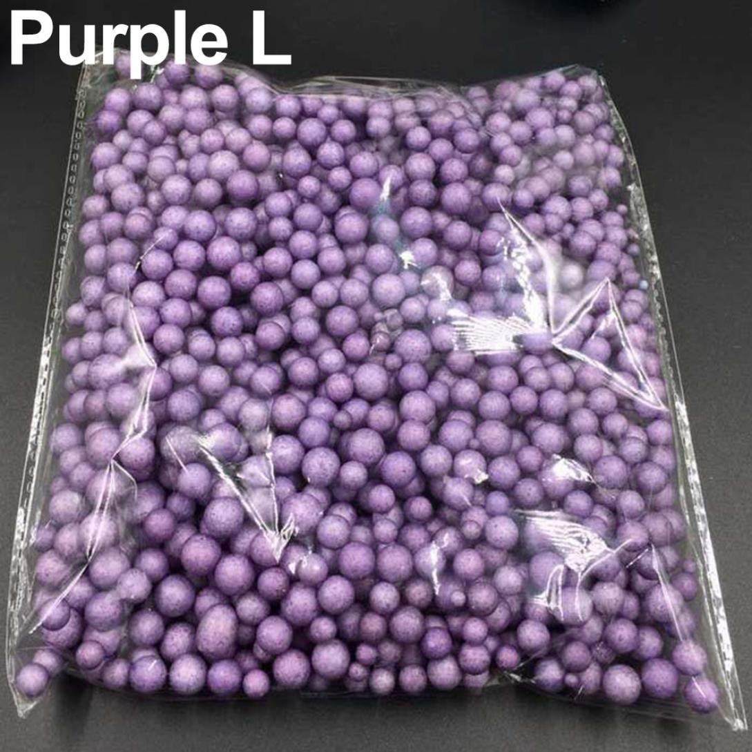 

Orion Круглые мелкие цветные бусины из полистирола для декора или наполнения стеклянных ёмкостей L фиолетовый
