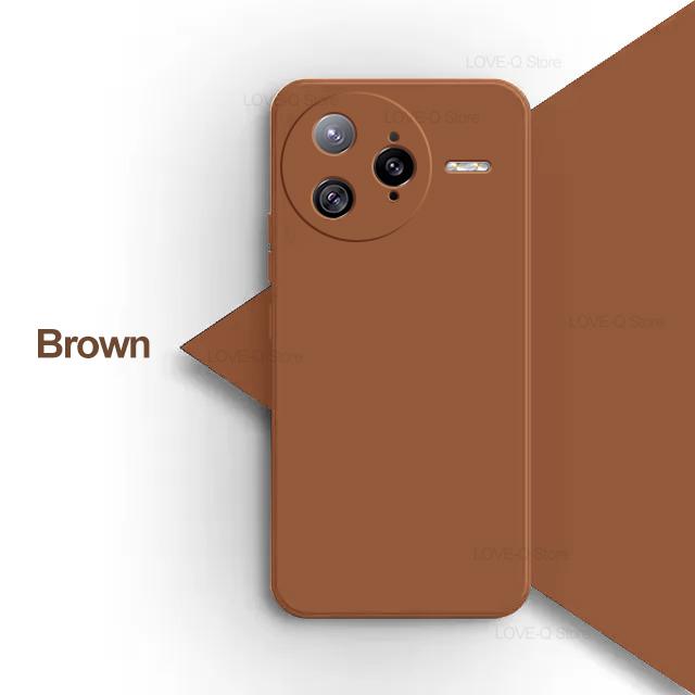 

Для Poco F7 Ultra F7 Pro Чехол Жидкий Силикон Мягкий Чехол Для Xiaomi Poco F7 F 7 Ultra Pro F7Ultra PocoF7 Ultra Чехлы для телефонов For Poco F7 Pro коричневый