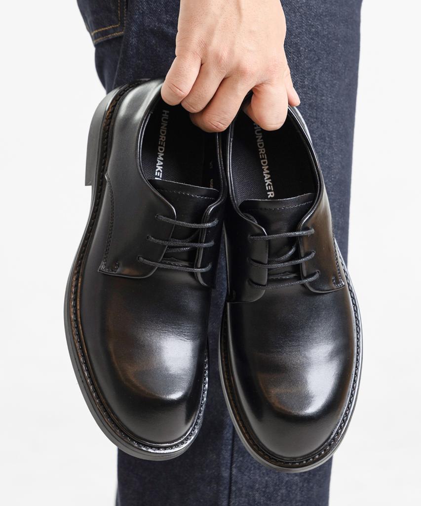 Bsqt By Classy Go103 Laopi 3-Hole Derby Shoes Black