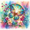 5D DIY Partial Special Shaped Drill Diamond Painting Kit Flower Animal Decor