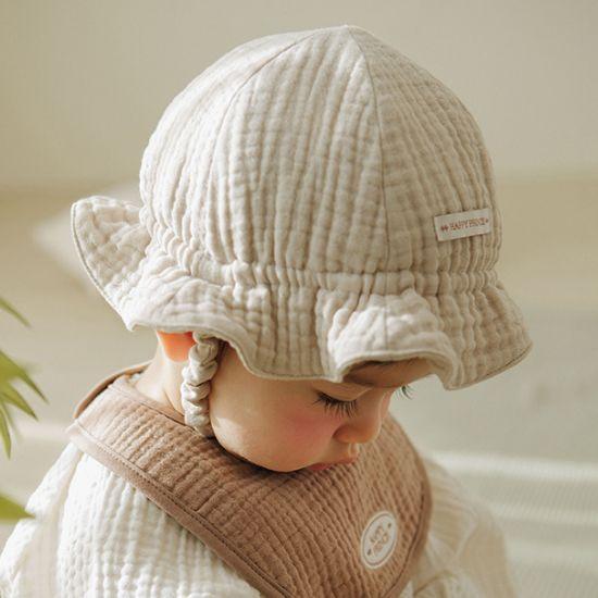 Happy Prince Happy Bebe Double Gauze Sun Hat (3 Colors)