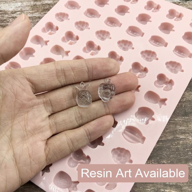 Chocolate Candy Mold Sugarcraft Cake Baking Decoration Resin Art Dropper Grid Fondant Animal Fondant Silicone Mold