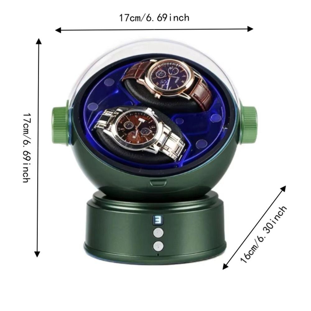 Antimagnetický digitální dvojitý natahovač hodinek Luxusní automatický natahovač hodinek Cestovní použití