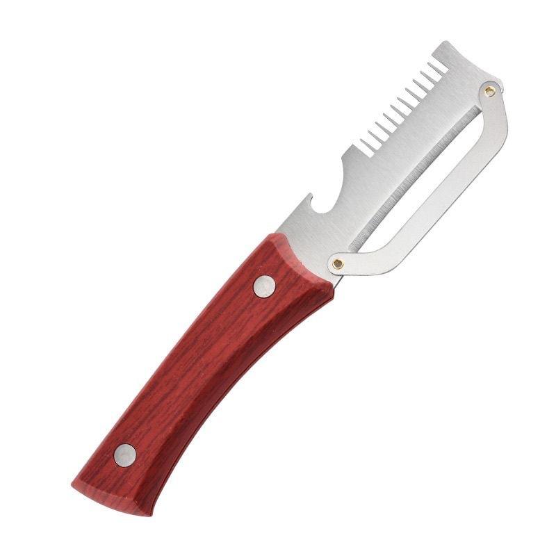 Time-Saving 5-in-1 Vegetable Peeler with Onion Slicer Stainless Steel for Home Cooking