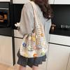 Hollow Solid Flowers Shoulder Bag Fabric Lace Women's Bags High Quality Versatile High Quality New Soft Women's Handbags AVE