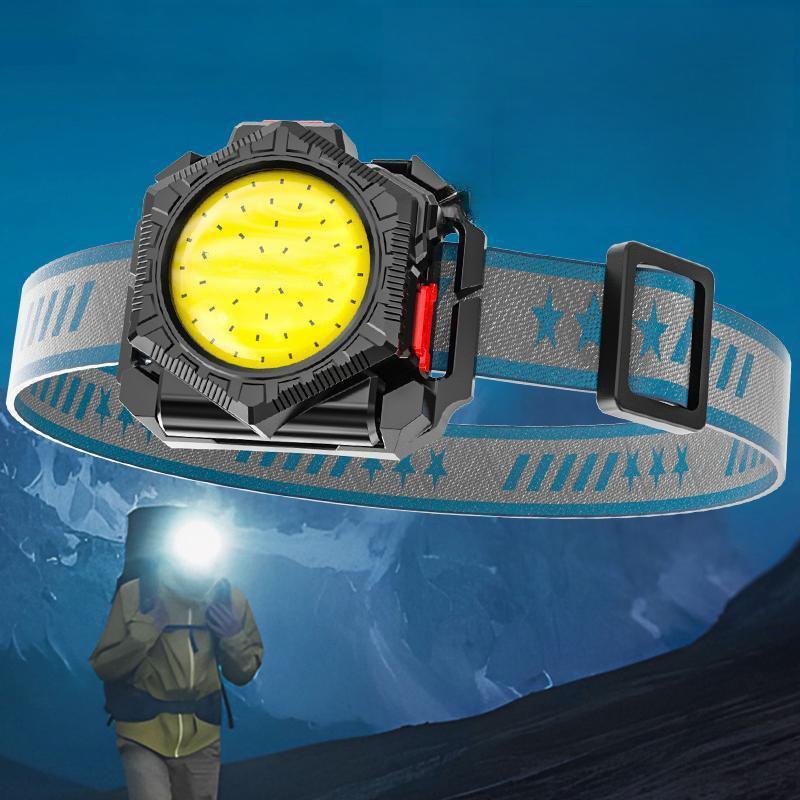 Multifunctional 3-In-1 Strong Flashlight Headlight Wrist Light Waist Bag Light Watch Light Household Work Light Car Repair Light