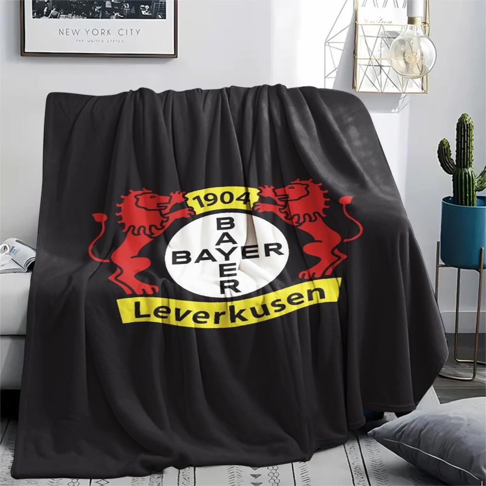 1ks Bayer 04 Leverkusen Potisk Flanelová deka, Vysoká kvalita Pohodlná pro Všechna roční období, Domácí dekorace, Teplo a Pohodlí, Perfektní pro Vánoční dárky13