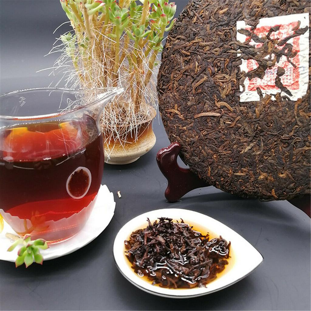 357g Yunnan Organic Old Ripe Puer Tea Cake Chinese Old Pu Erh Tea Healthy Drink