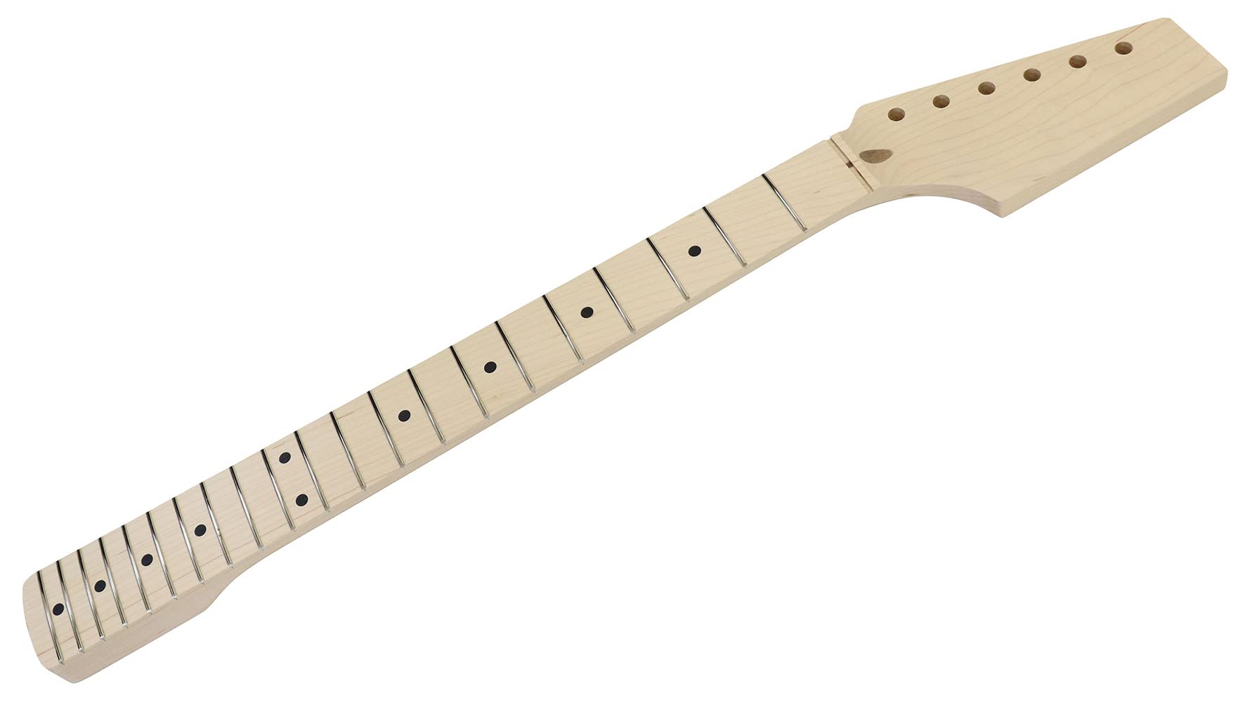 

Scud Electric Guitar Neck Half Paddle ST Type Maple 1P 240R Medium Jumbo Frets 21 Frets (Head Unprocessed) (9.5R) HNK-11/95RT