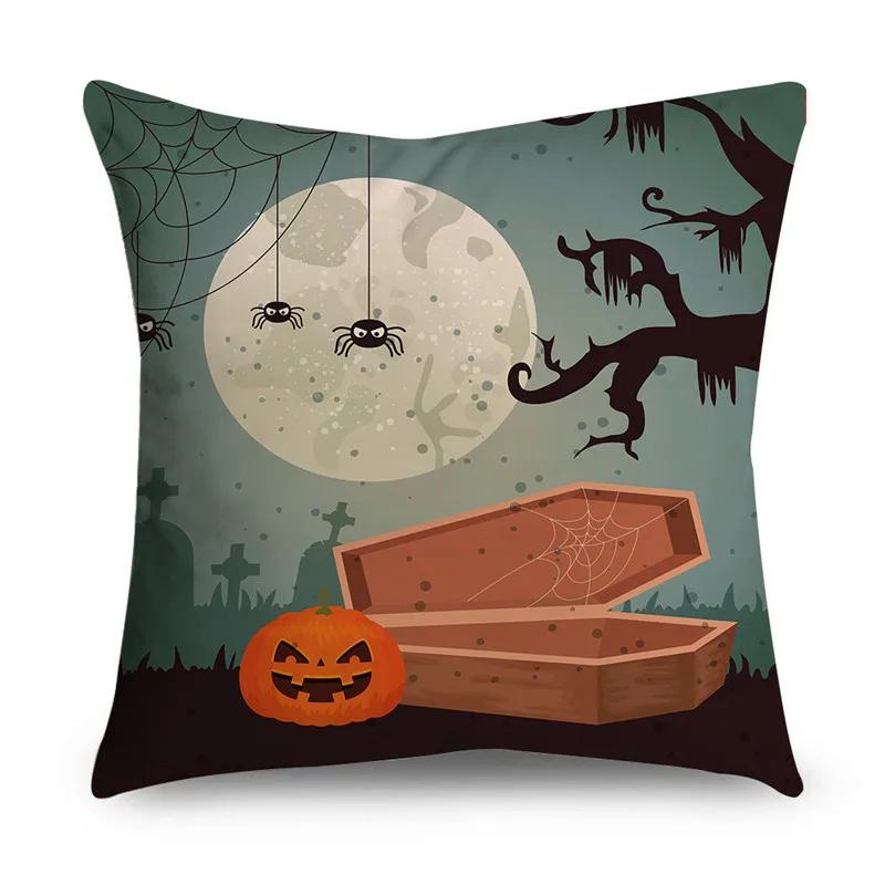 Halloween Easter Print Pattern Cushion Cover Home Living Room Sofa Decoration   Pillow