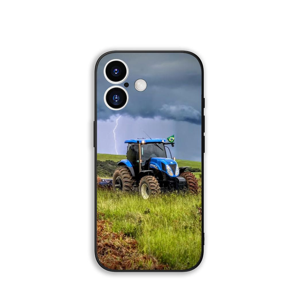 for Samsung Galaxy S25 S24 S22 S23 FE Ultra Plus A56 A05 A06 A15 A16 A55 S7 Edge Phone Cover Case Farms Vehicles Tractors Casing