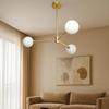 Modern Brass Sputnik Chandelier Mid Century Globe Ceiling Light