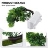 Bonsai Simulation Artificial Plants Flowers In Pots Home Office Fake Tree Decor