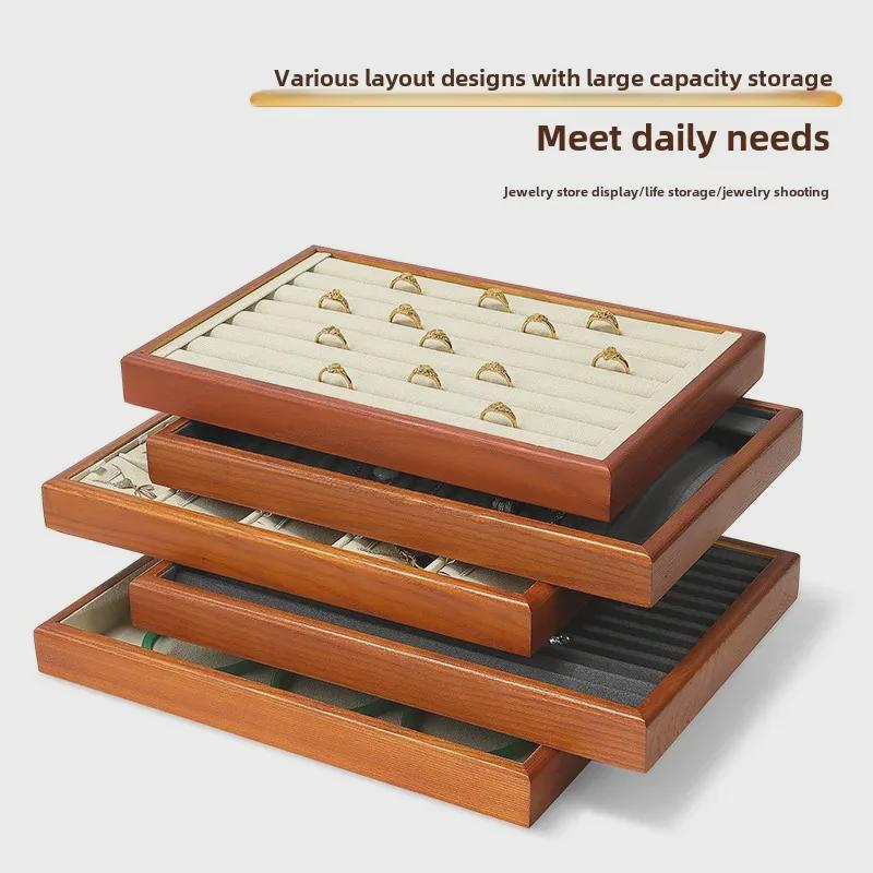 Jewelry Display Tray for Rings, Necklaces & Jade