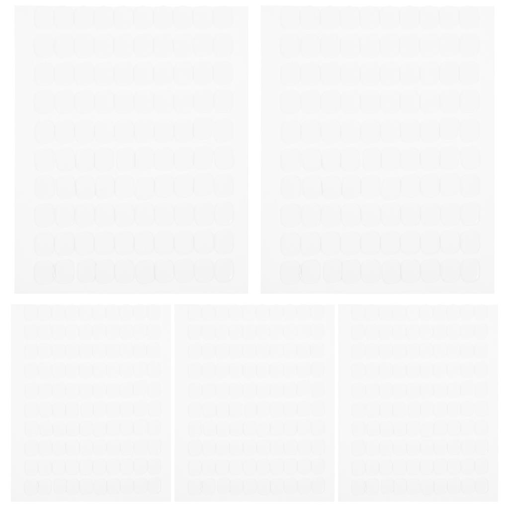 500 Pcs Transparent Removable Gel Adhesive Dots Double Sided Wall Mounting Tape For Home Hanging Clear Sticky Putty Hardware