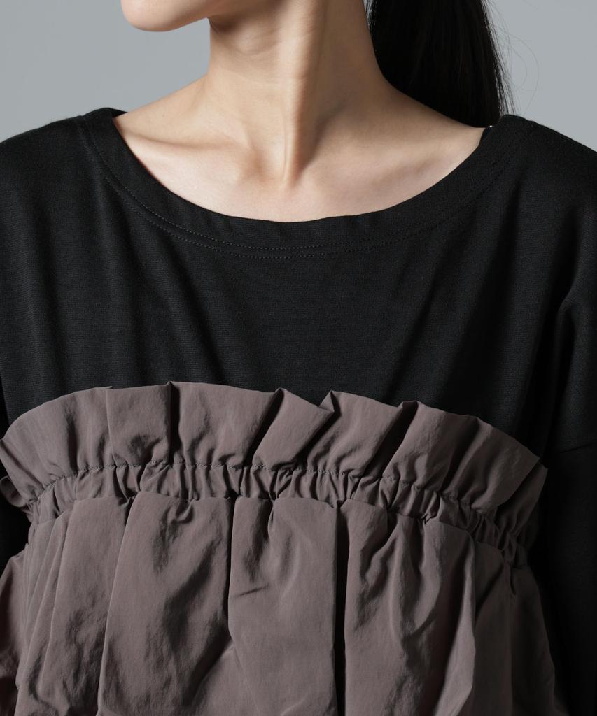 Nano Universe Layered Bustier F Women's Dress, 010, Black, 673-5119311